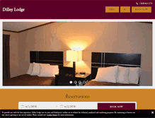 Tablet Screenshot of dilleylodge.com